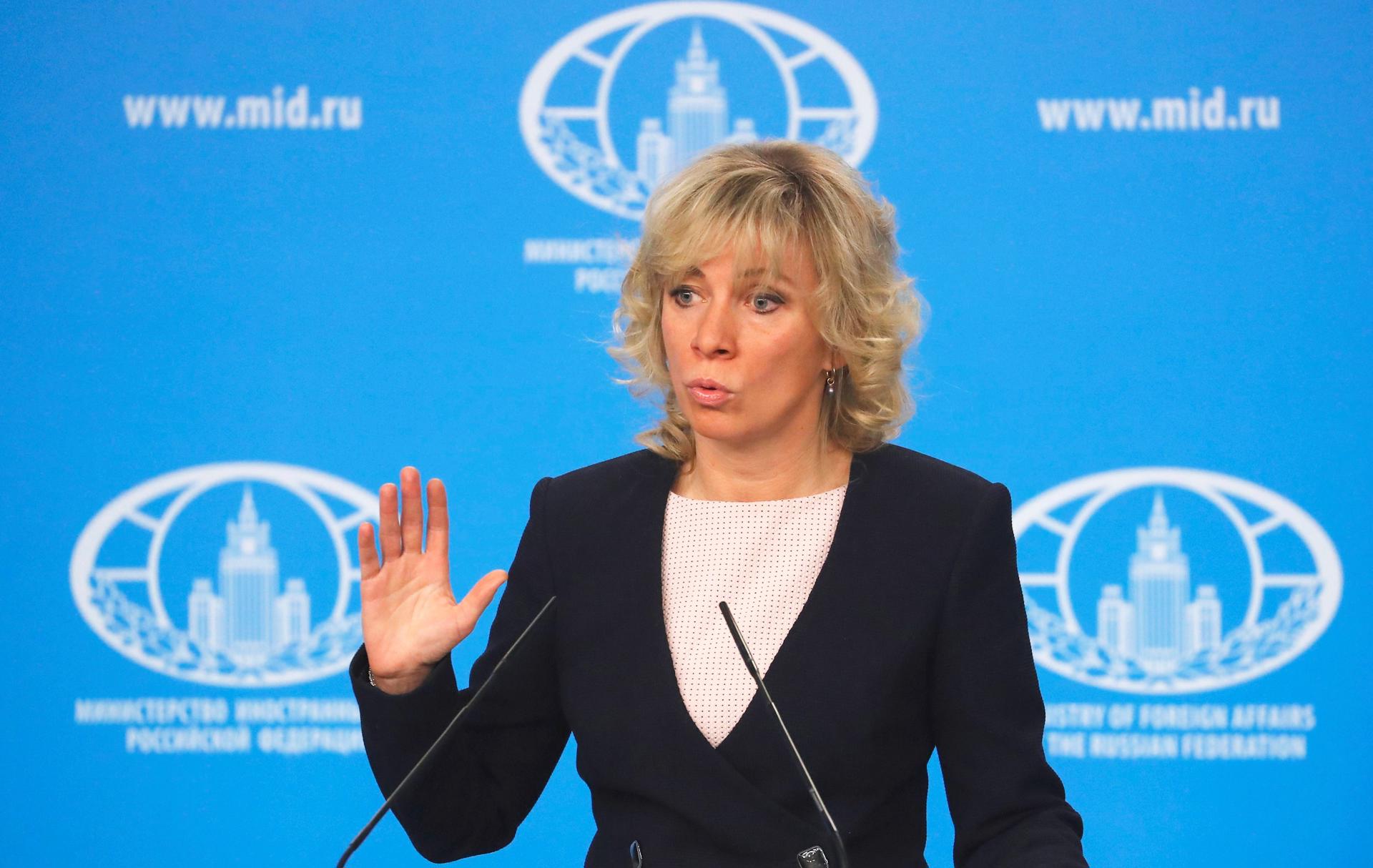 La portavoz del Ministerio de Exteriores de Rusia, María Zajárova, en una imagen de archivo. EFE/ Sergei Ilnitsky