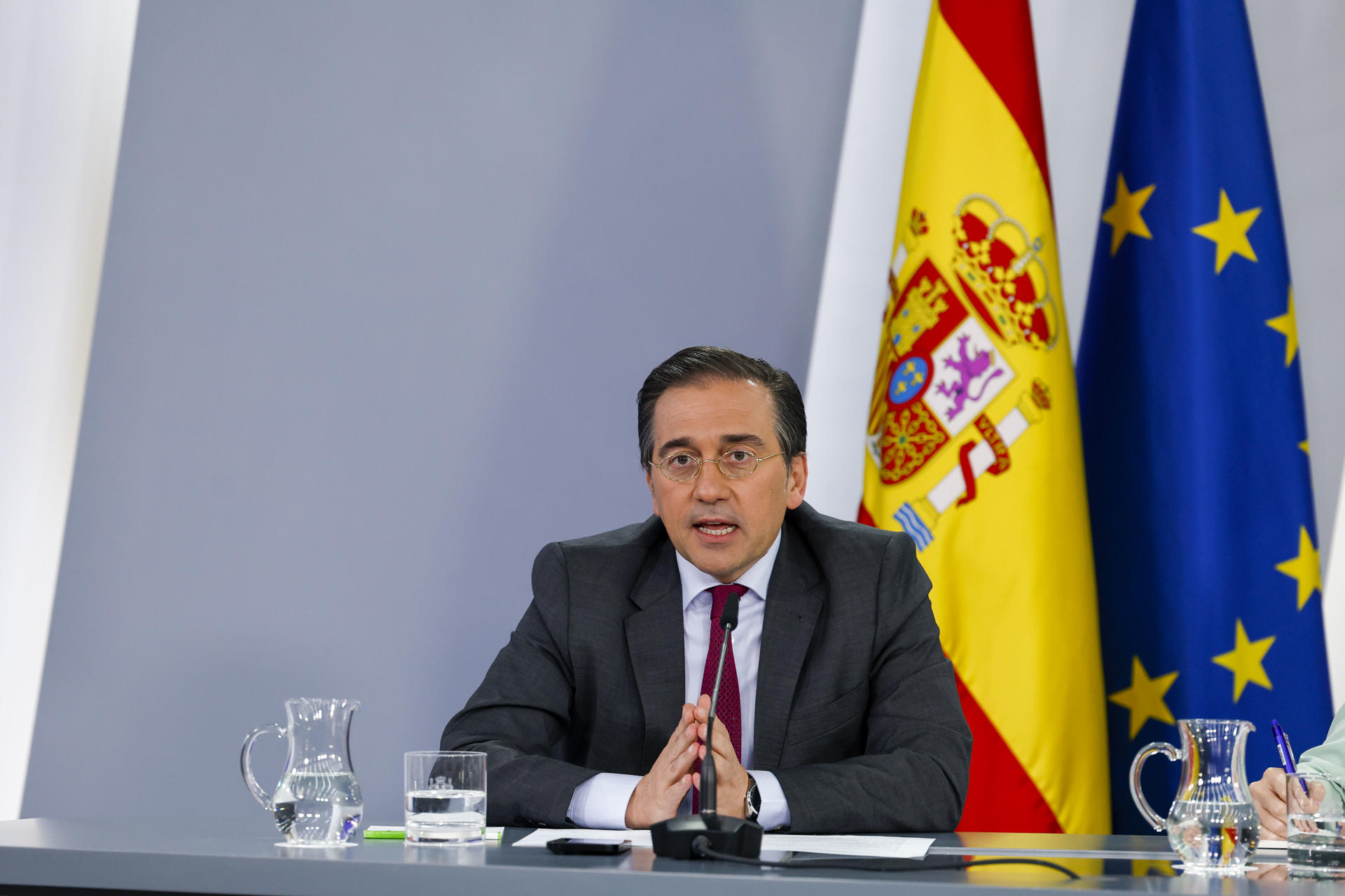 El ministro de Exteriores, José Manuel Albares. EFE/ Javier Lizón