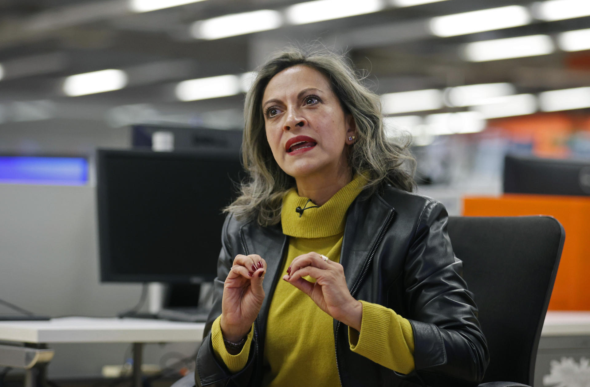 Fotografía de archivo de la periodista colombiana Jineth Bedoya. EFE/ Mauricio Dueñas Castañeda