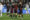 Los jugadores del Barcelona celebran la victoria ante el Leganés, al término del partido de la jornada 31 de LaLiga EA Sports que CD Leganés y FC Barcelona disputaron en el estadio de Butarque. EFE/Juan Carlos Hidalgo
