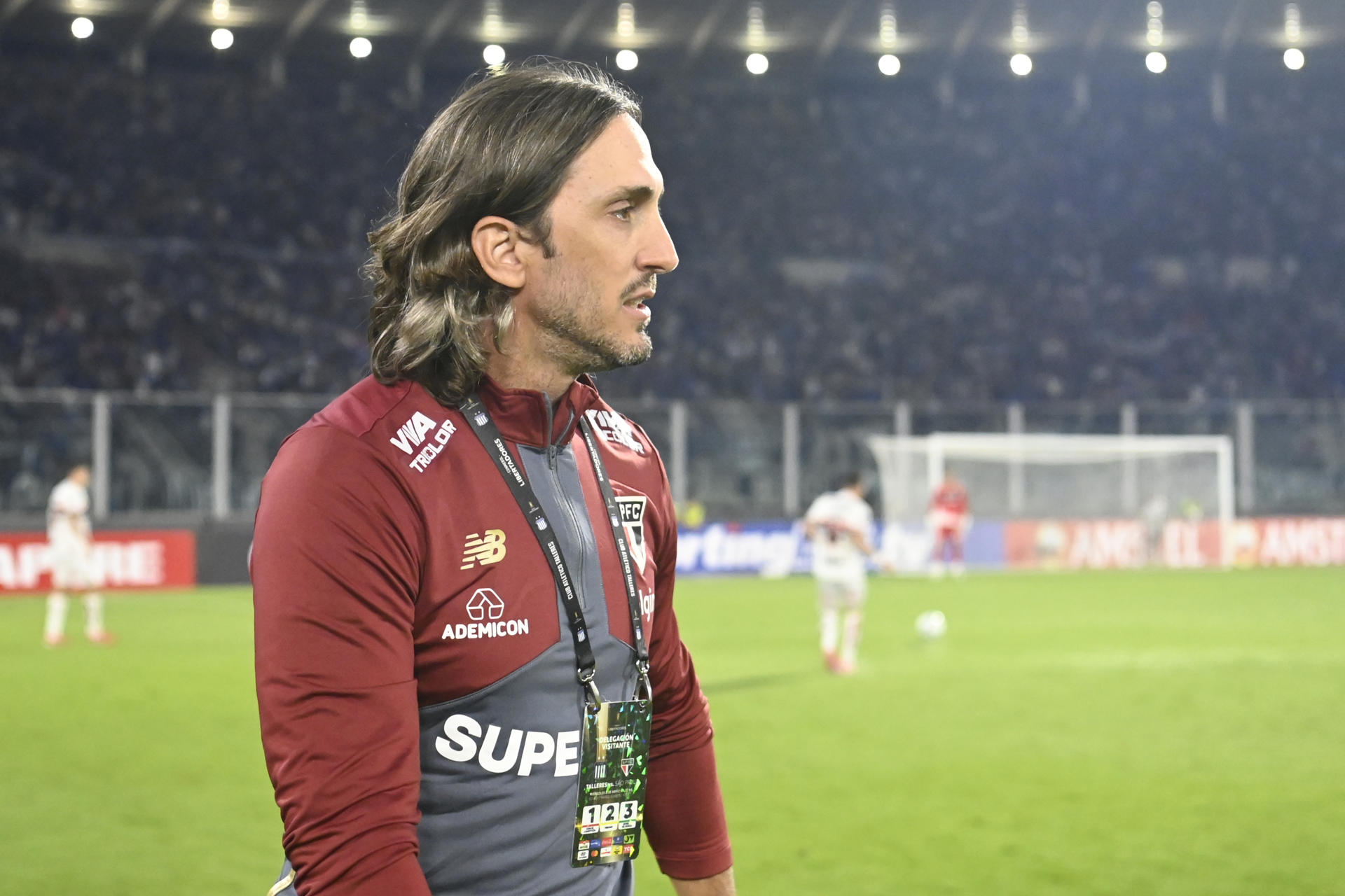 Luis Zubeldía, entrenador argentino del São Paulo. EFE/ Ariel Alejandro Carreras