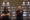 Los exfutbolistas españoles del Barcelona, Carles Puyol (i) y Andrés Iniesta, participan en una conferencia de prensa este sábado, previo al juego leyendas del Barça y Real Madrid en Ciudad de México (México). EFE/Alex Cruz
