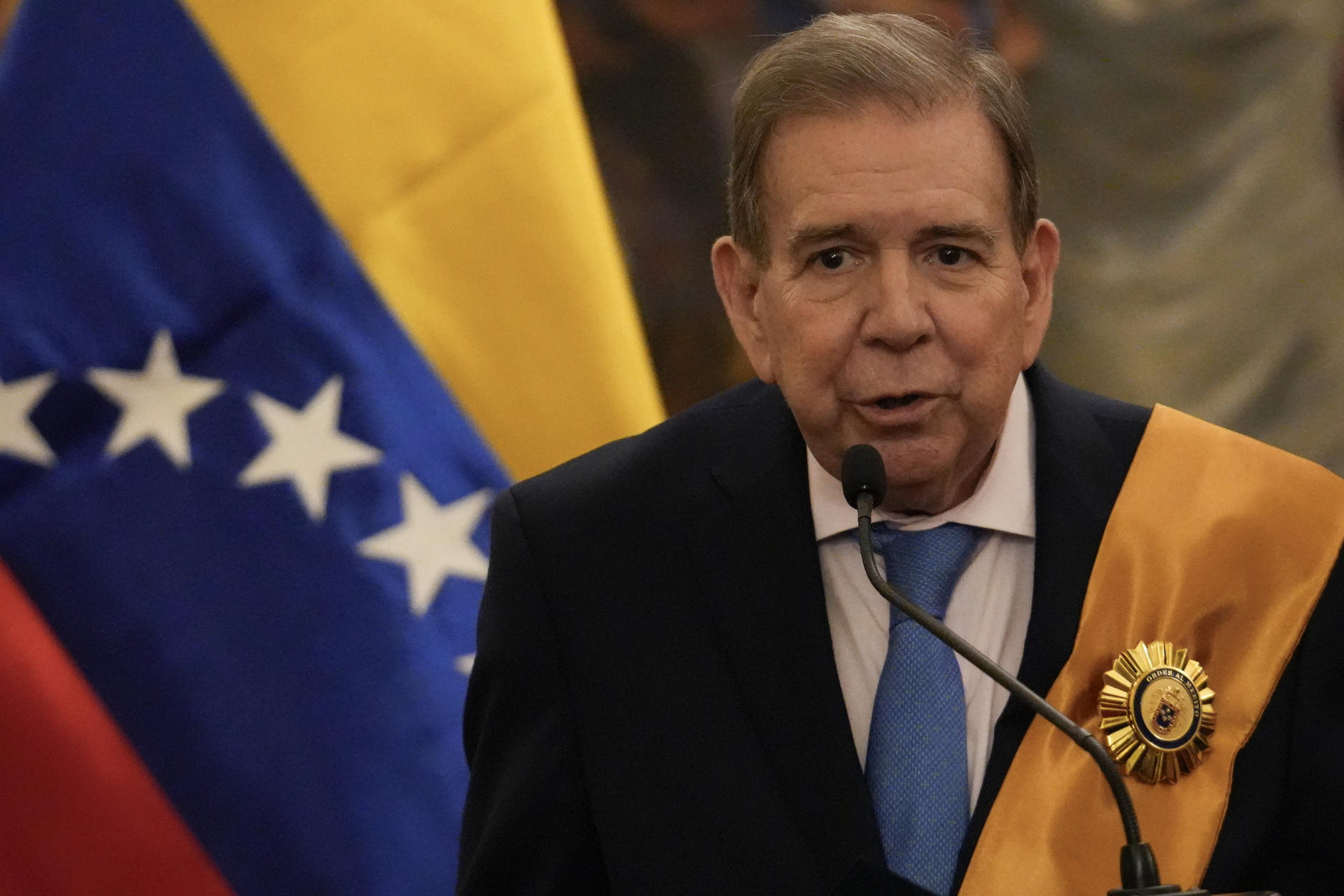 El líder antichavista Edmundo González Urrutia, en una fotografía de archivo. EFE/ John Reyes Mejía