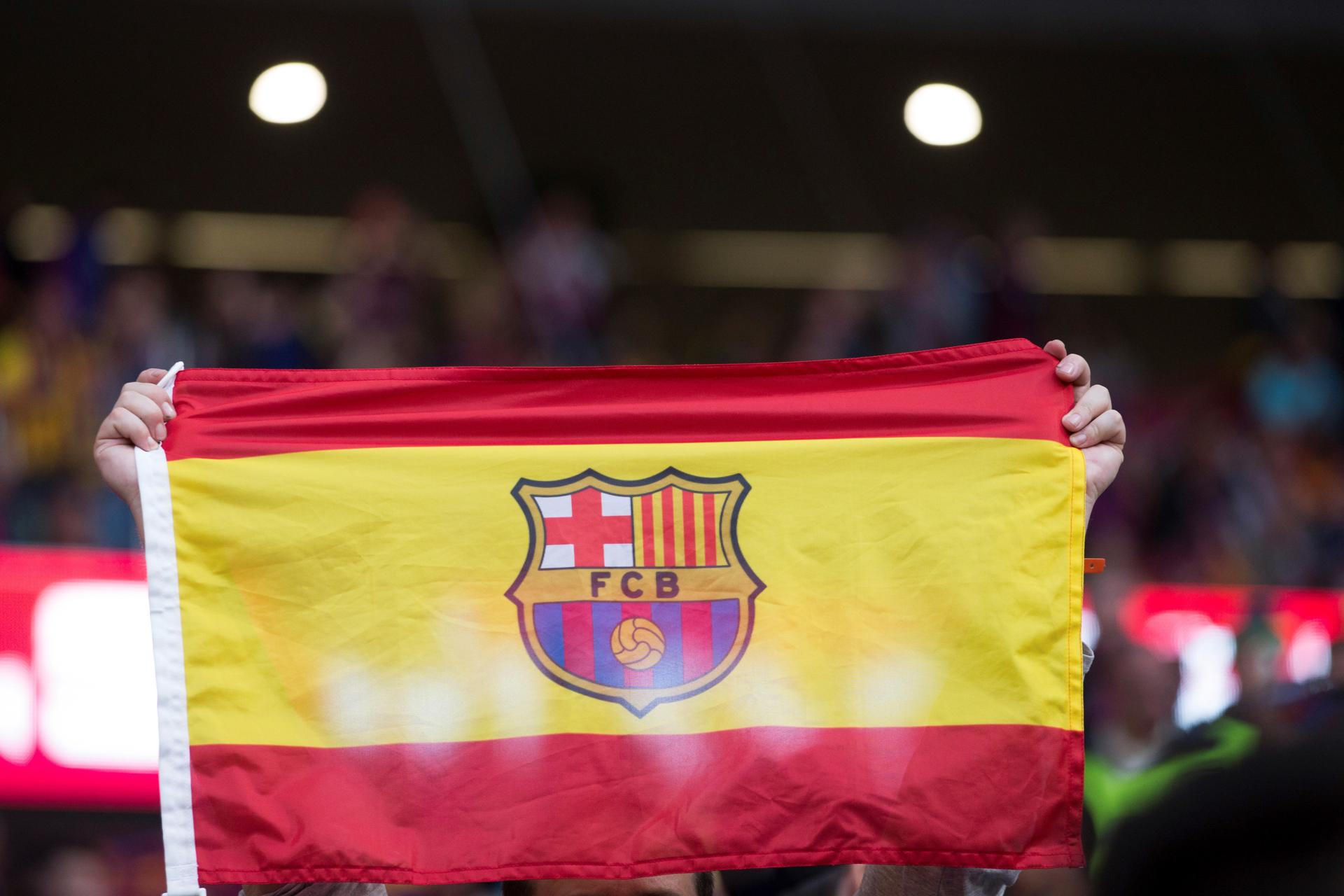 La afición del Barcelona en una final de la Copa del Rey en foto de archivo de Rodrigo Jimenez. EFE