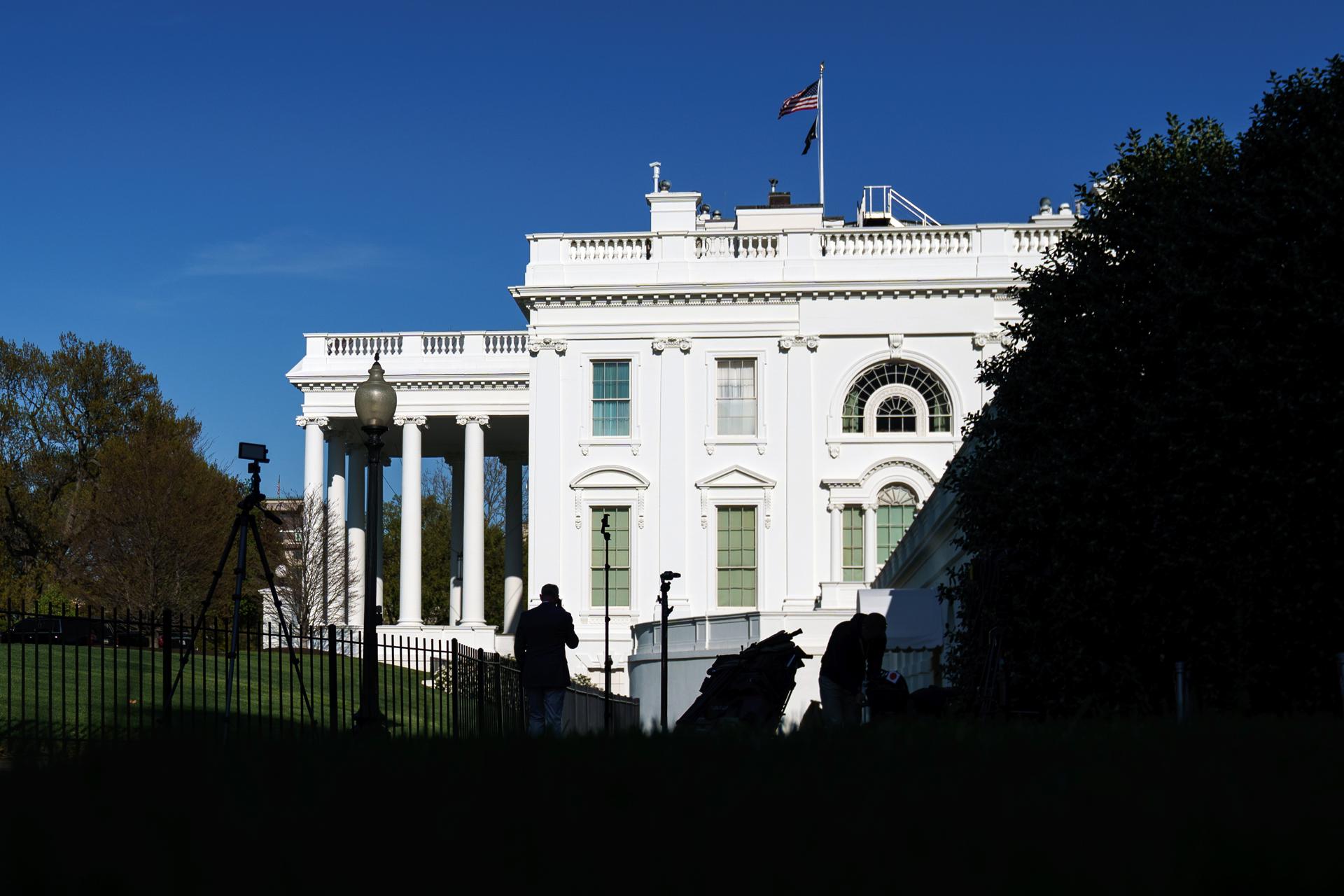 La Casa Blanca en Washington, DC, EE. UU., 09 de abril de 2025. EFE/WILL OLIVER