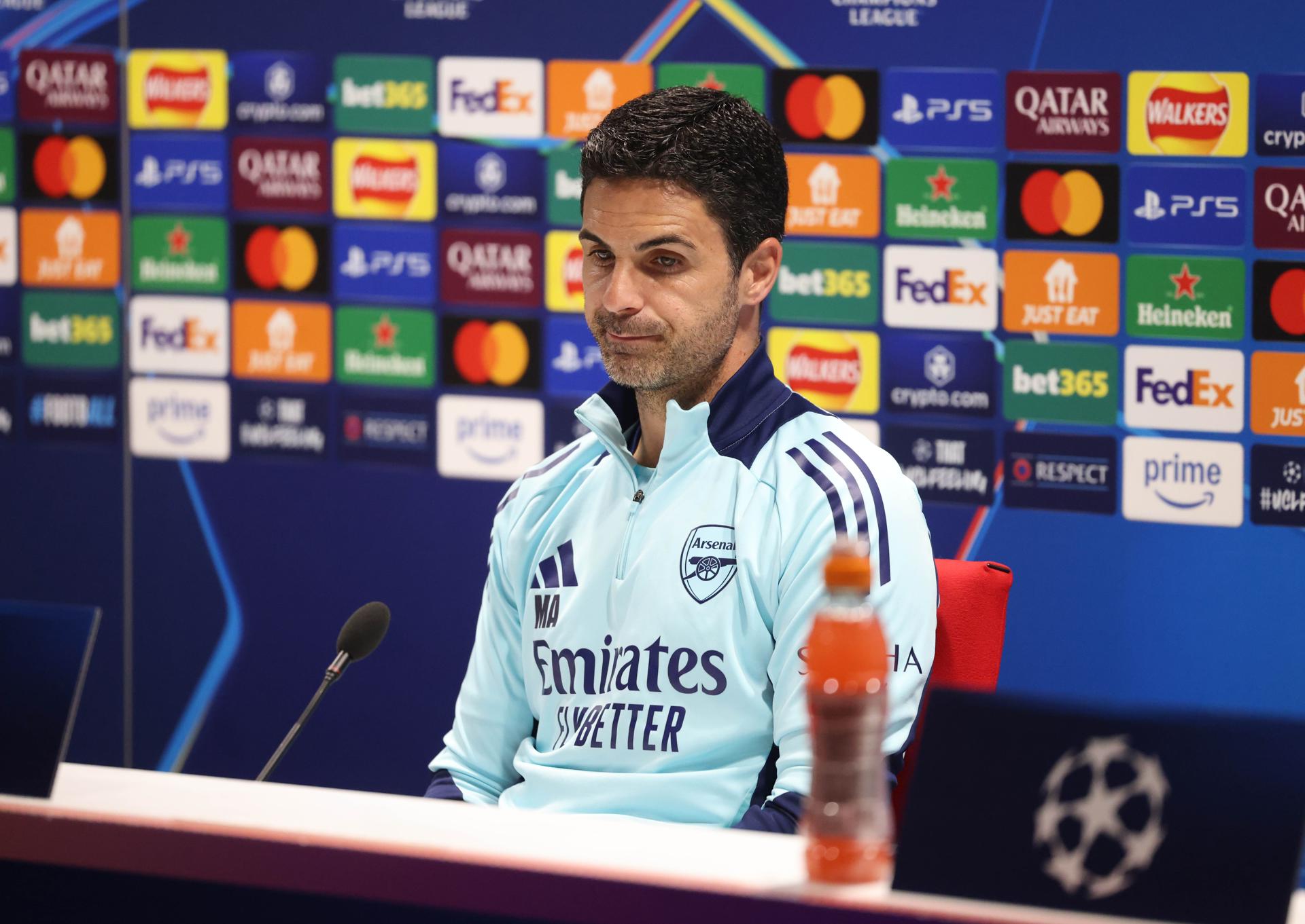Mikel Arteta, entrenador del Arsenal. EFE/EPA/NEIL HALL