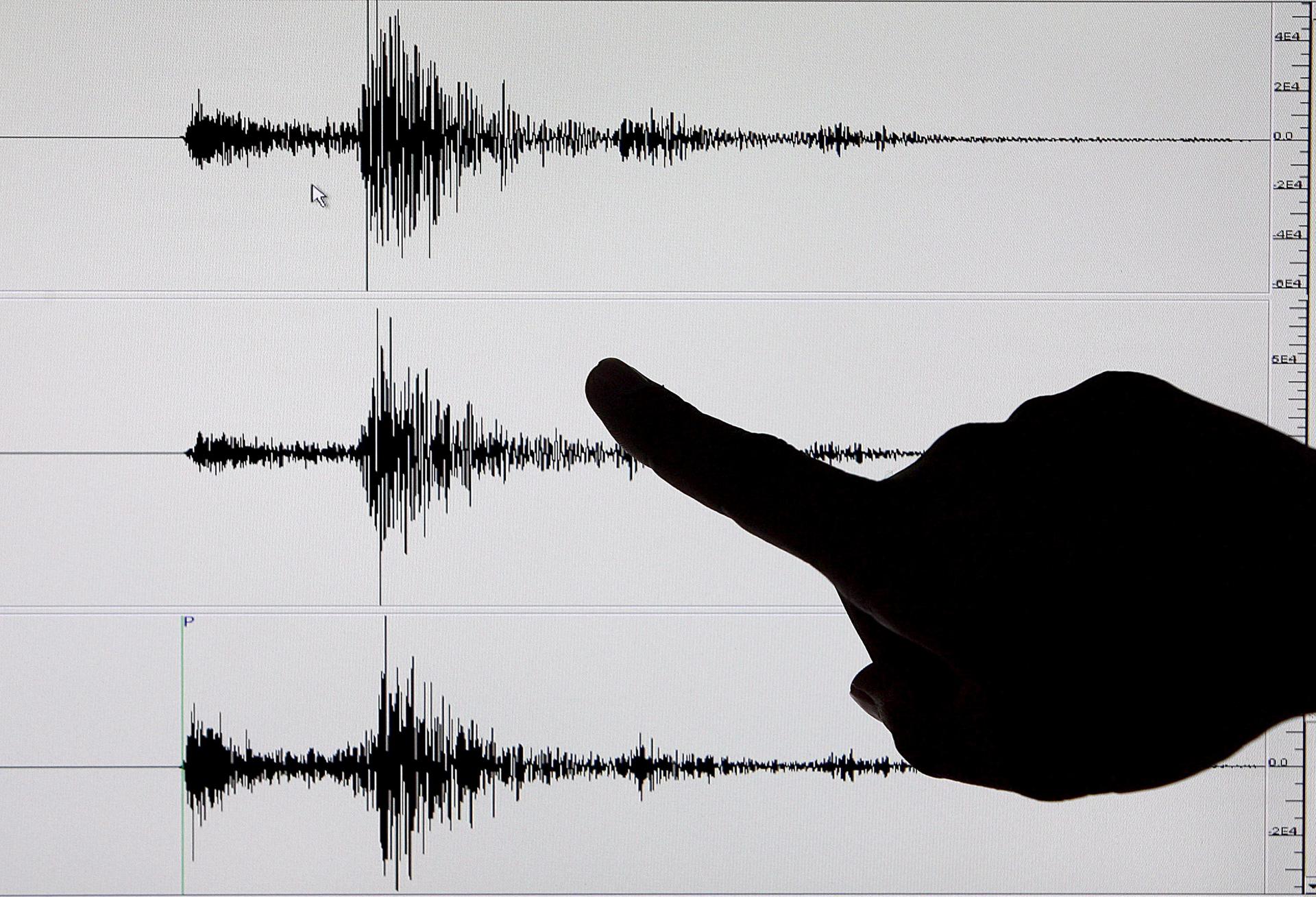 Fotografía de archivo de un sismógrafo midiendo la intensidad de un terremoto.
EPA/Alanah M. Torralba