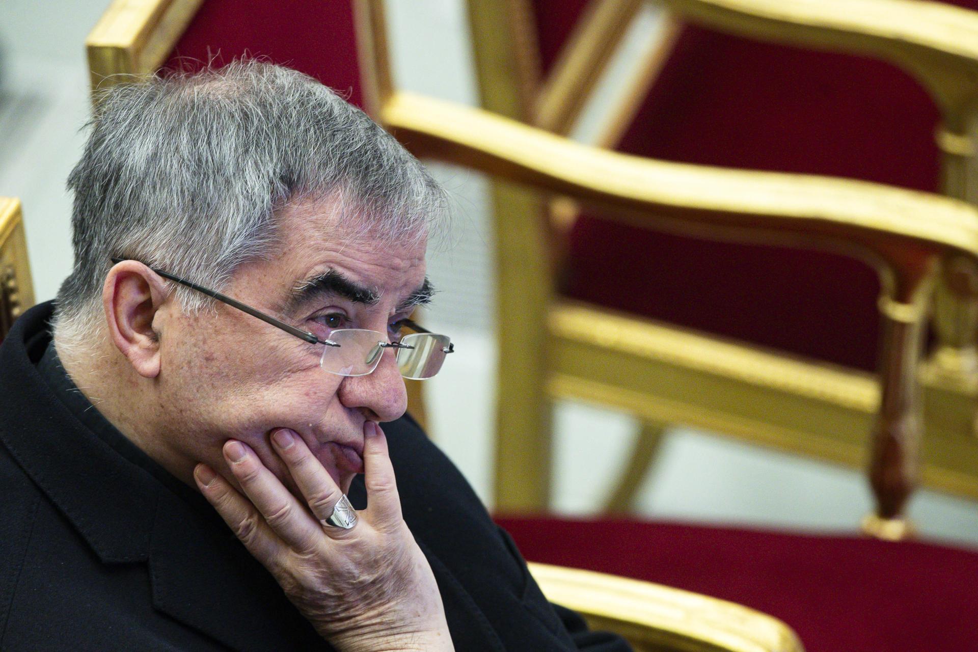 Foto de archivo del cardenal Angelo Becciu. EFE/EPA/ANGELO CARCONI