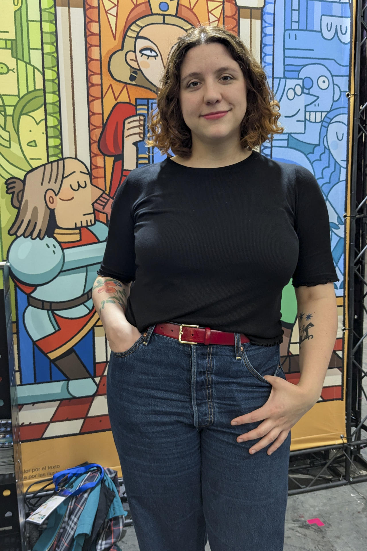 Clara de Frutos es la ganadora del premio Miguel Gallardo, como mejor autora revelación, gracias a su obra 'Vanguardia es una mujer' (Norma), en el salón del Comic de Barcelona, principal cita del sector. EFE/Sergio Andreu