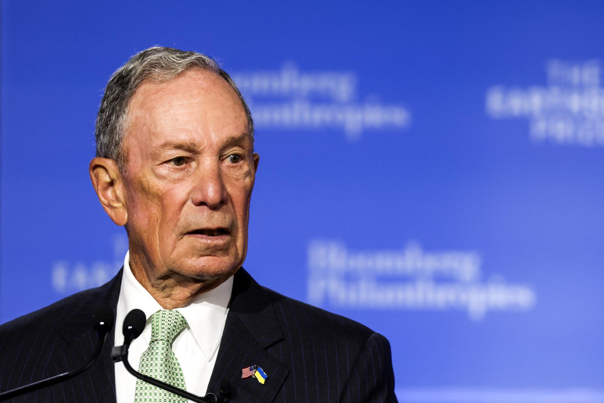 El empresario y político Michael Bloomberg, en una fotografía de archivo. EFE/SHANNON STAPLETON