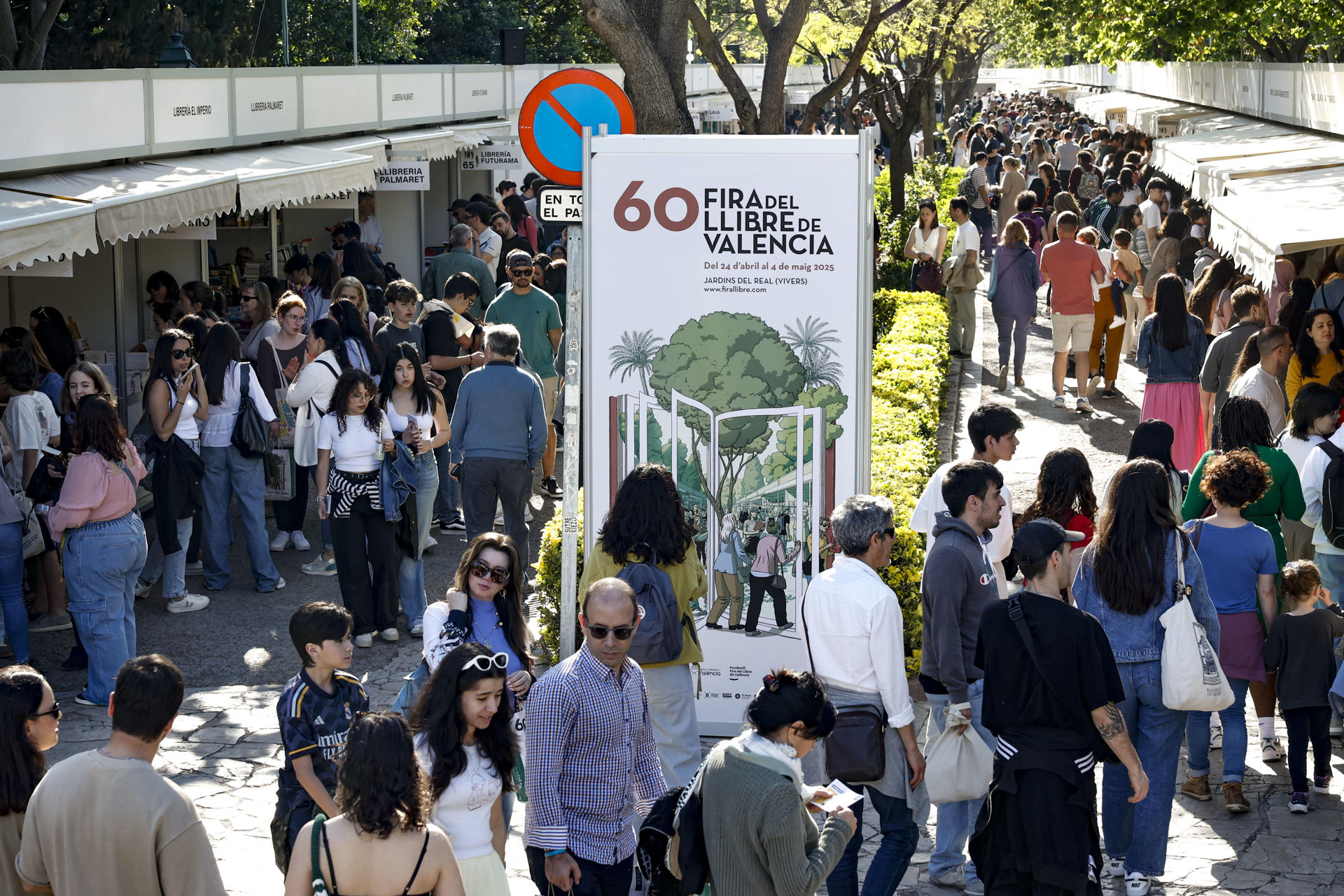 Inauguración de la 60ª Fira del Llibre de València. EFE/Biel Aliño