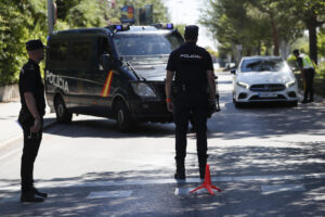 Imagen de archivo de un dispositivo de seguridad de la Policía Nacional. EFE/Mariscal