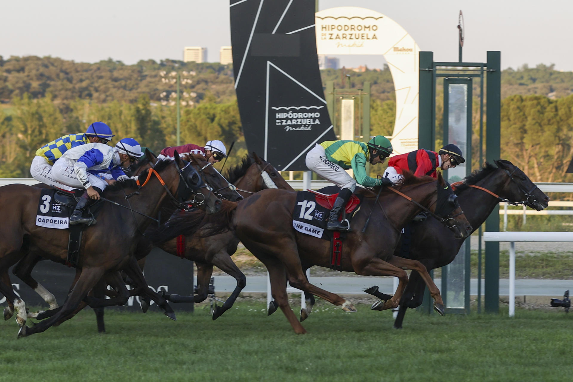 Gran Premio de Madrid en el Hipódromo de la Zarzuela en foto de archivo de Kiko Huesca. EFE