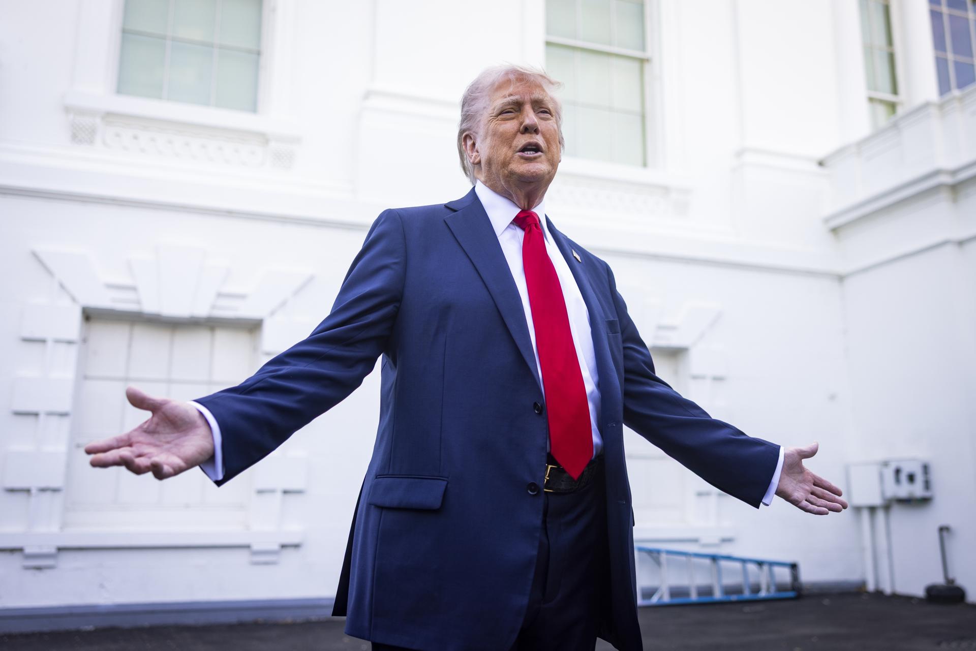 Fotografía de archivo del presidente de EE.UU., Donald Trump. EFE/EPA/ Jim Lo Scalzo