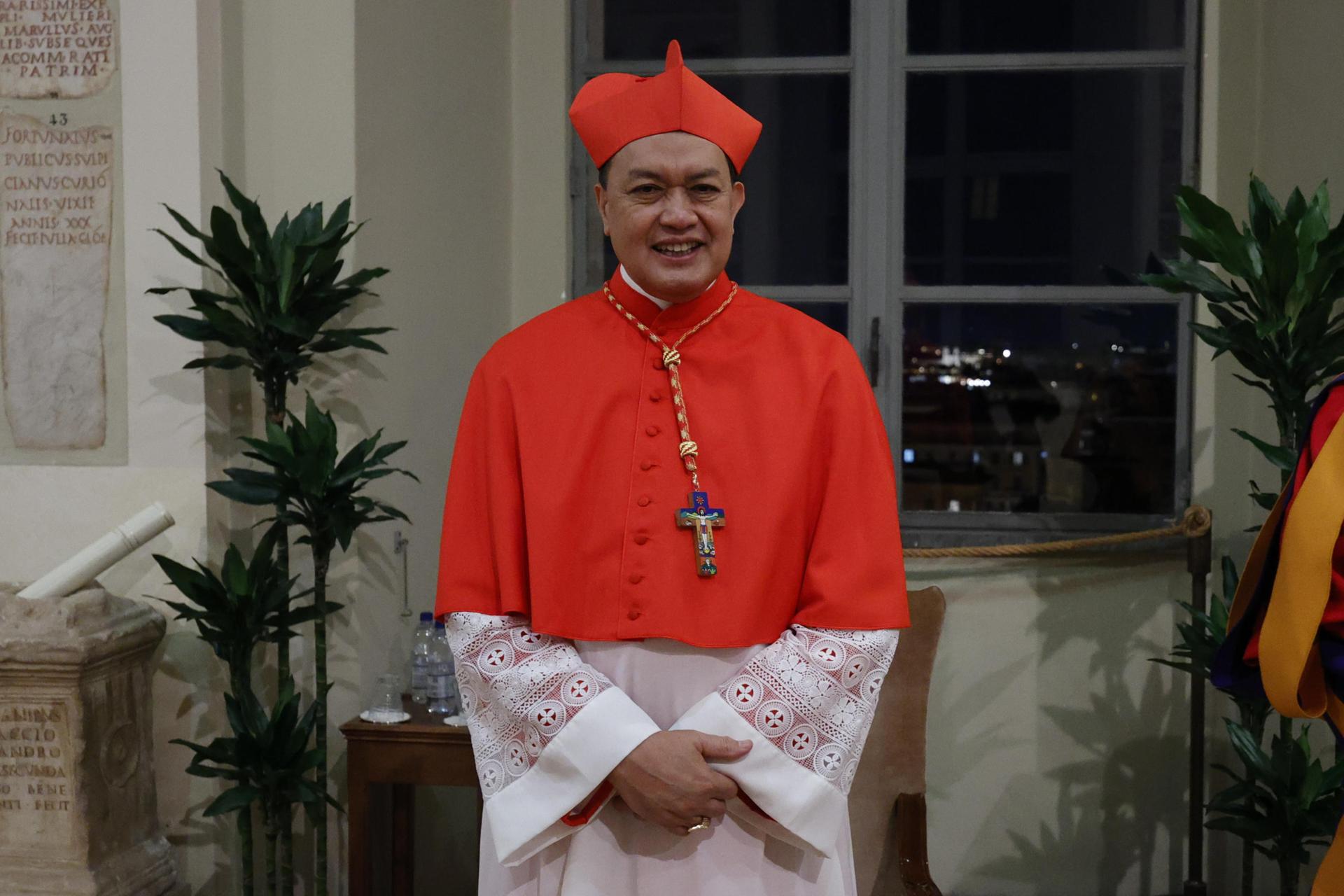 Foto de archivo del cardenal filipino Pablo Virgilio David. EFE/EPA/FABIO FRUSTACI