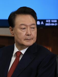 El expresidente surcoreano Yoon Suk-yeol en una foto de archivo. EFE/EPA/YONHAP / POOL SOUTH KOREA OUT