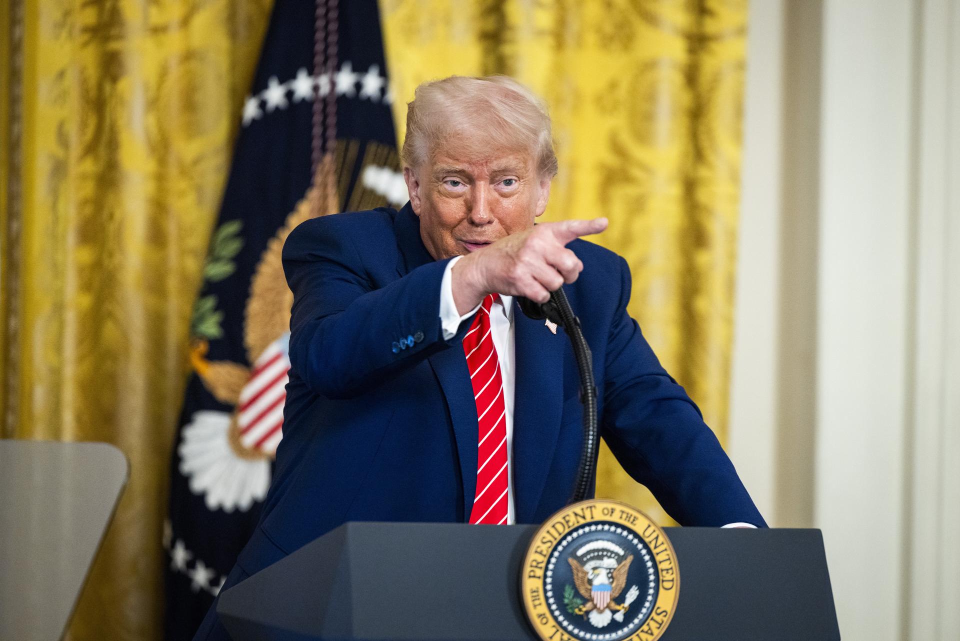 El presidente de Estados Unidos, Donald Trump. EFE/Jim Lo Scalzo