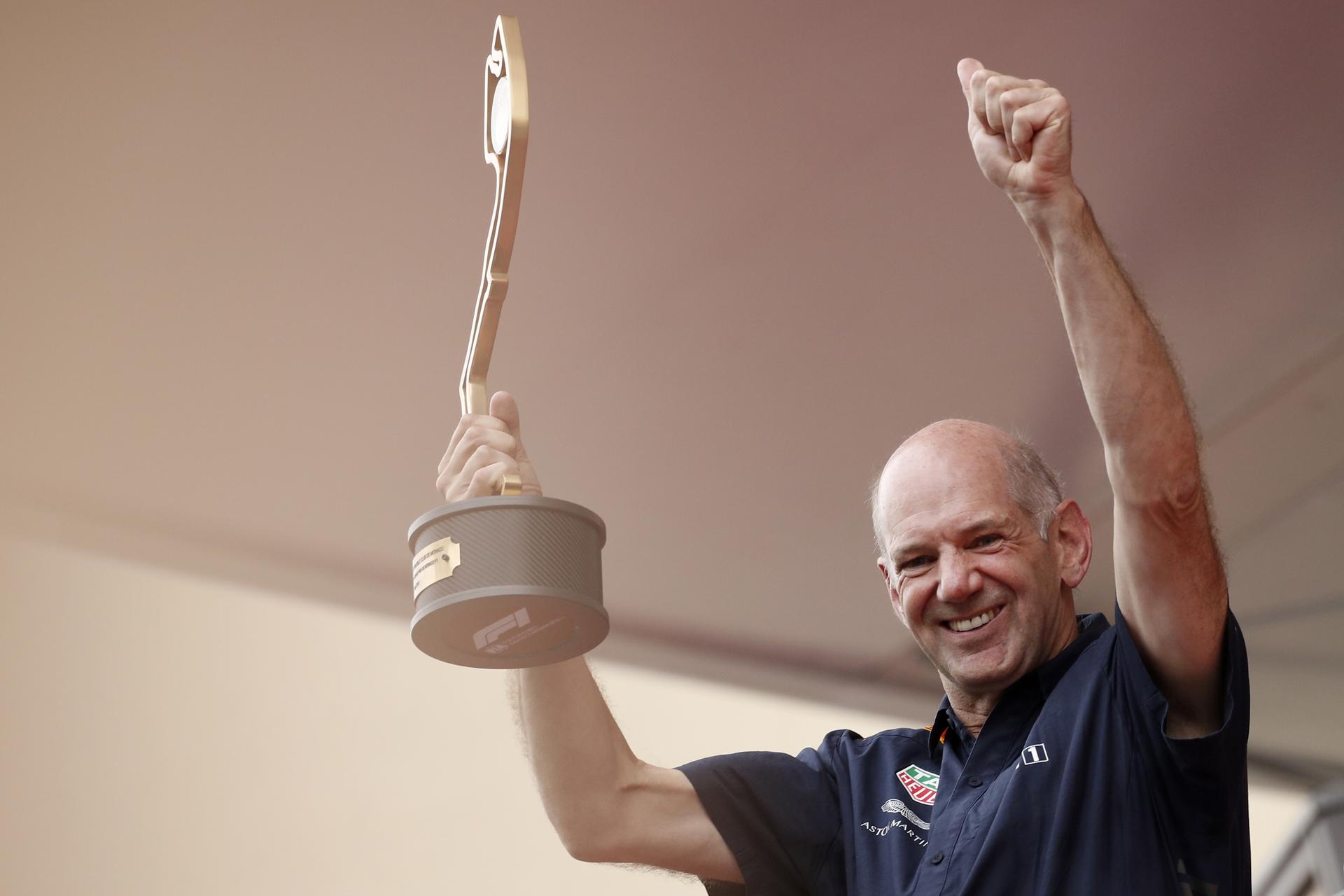 El ingeniero inglés Adrian Newey, de Aston Martin, en una imagen de archivo durante el Gran Premio de Mónaco de 2018, cuando estaba en Red Bull. EFE/YOAN VALAT