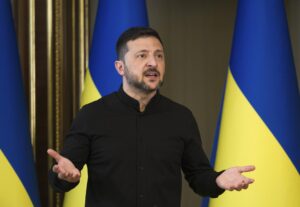 El presidente ucraniano, Volodímir Zelenski, en una imagen de archivo. EFE/EPA/STRINGER
