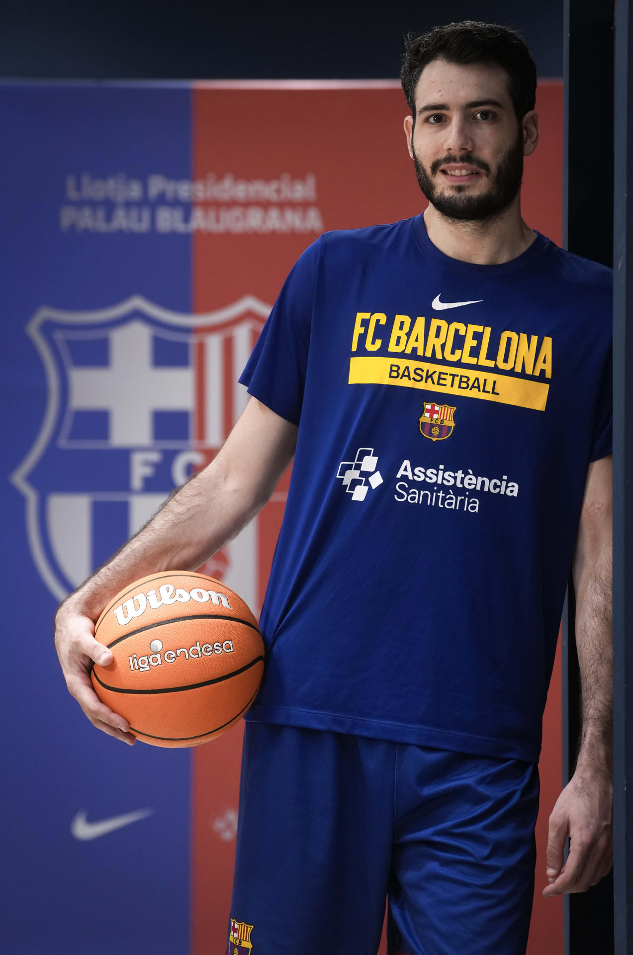 El capitán del Barça, Alex Abrines (Palma, 1993) en una entrevista con EFE. EFE/Enric Fontcuberta