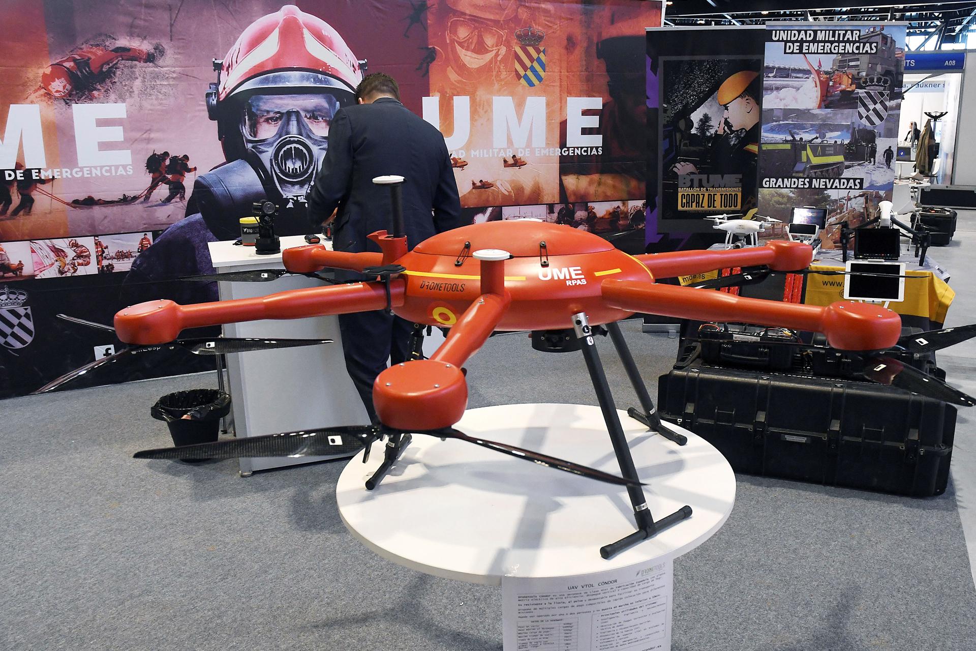 Imagen de archivo de un dron como sistema de defensa. EFE/J.Casares