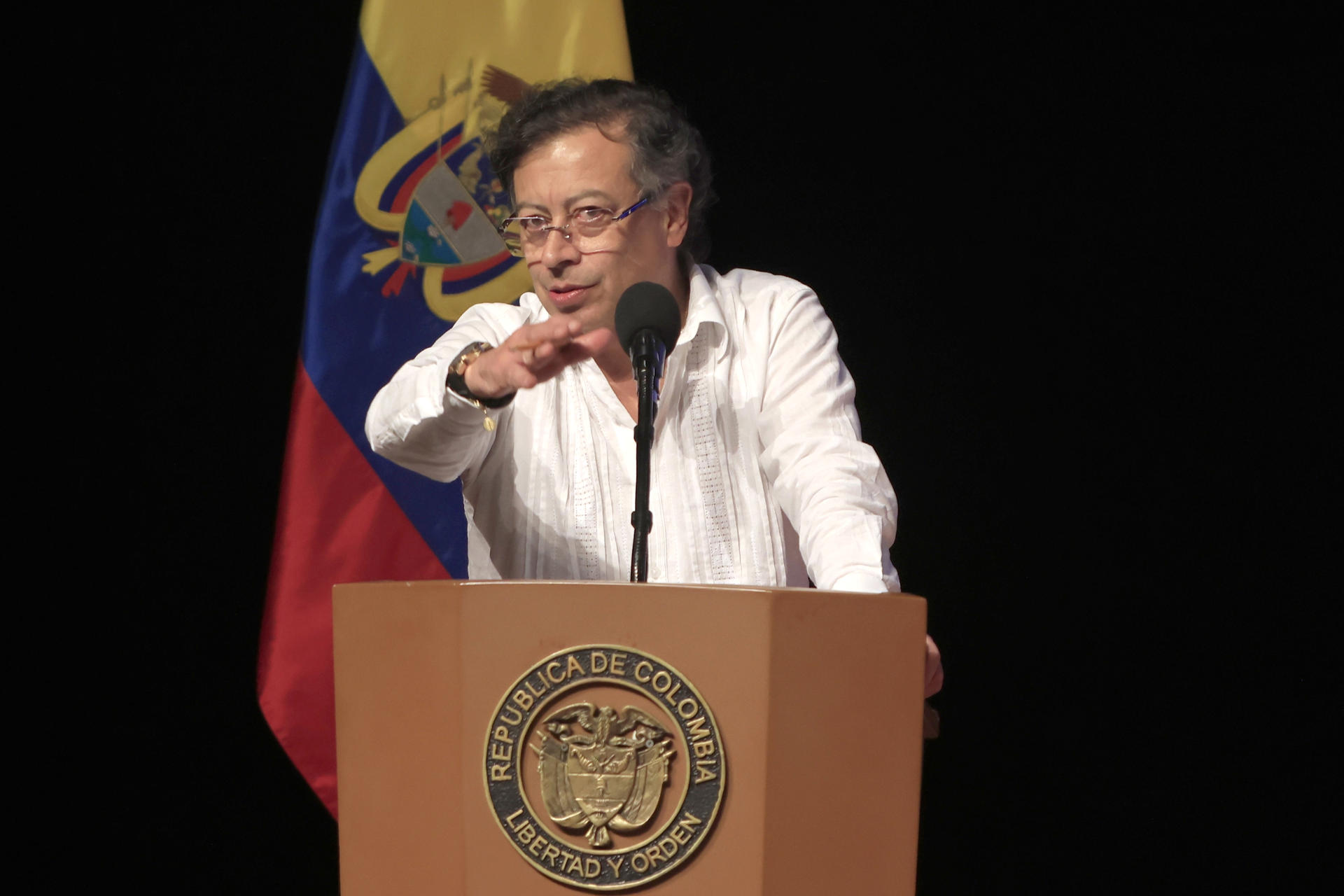 El presidente de Colombia, Gustavo Petro, en una foto de archivo. EFE/ Ricardo Maldonado Rozo