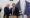El líder del partido nacionalista AUR, George Simion (D), y el asesor político estadounidense Matthew Aaron Schlapp (I), presidente de la Conferencia de Acción Política Conservadora (CPAC), se dan la mano al llegar a la Conferencia Empresarial Rumano-Americana 2025 celebrada en el Palacio del Parlamento en Bucarest, Rumania, el 6 de mayo de 2025. El líder ultranacionalista del partido AUR, George Simion, ganó la primera ronda de la repetición de las elecciones rumanas con el 40,96 por ciento de los votos y se prepara para la segunda vuelta, que se celebrará el 18 de mayo, contra el alcalde de Bucarest, Nicusor Dan (no aparece en la foto). Tras el resultado de la primera ronda de las elecciones presidenciales, el primer ministro Ciolacu dimitió ayer. (Elecciones, Rumanía, Bucarest) EFE/EPA/ROBERT GHEMENT

