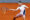 El tenista noruego Casper Ruud golpea la bola contra el ruso Daniil Medvedev, durante su partido de cuartos de final del Mutua Madrid Open de tenis disputado este jueves en la Caja Mágica, en Madrid. EFE/ Chema Moya