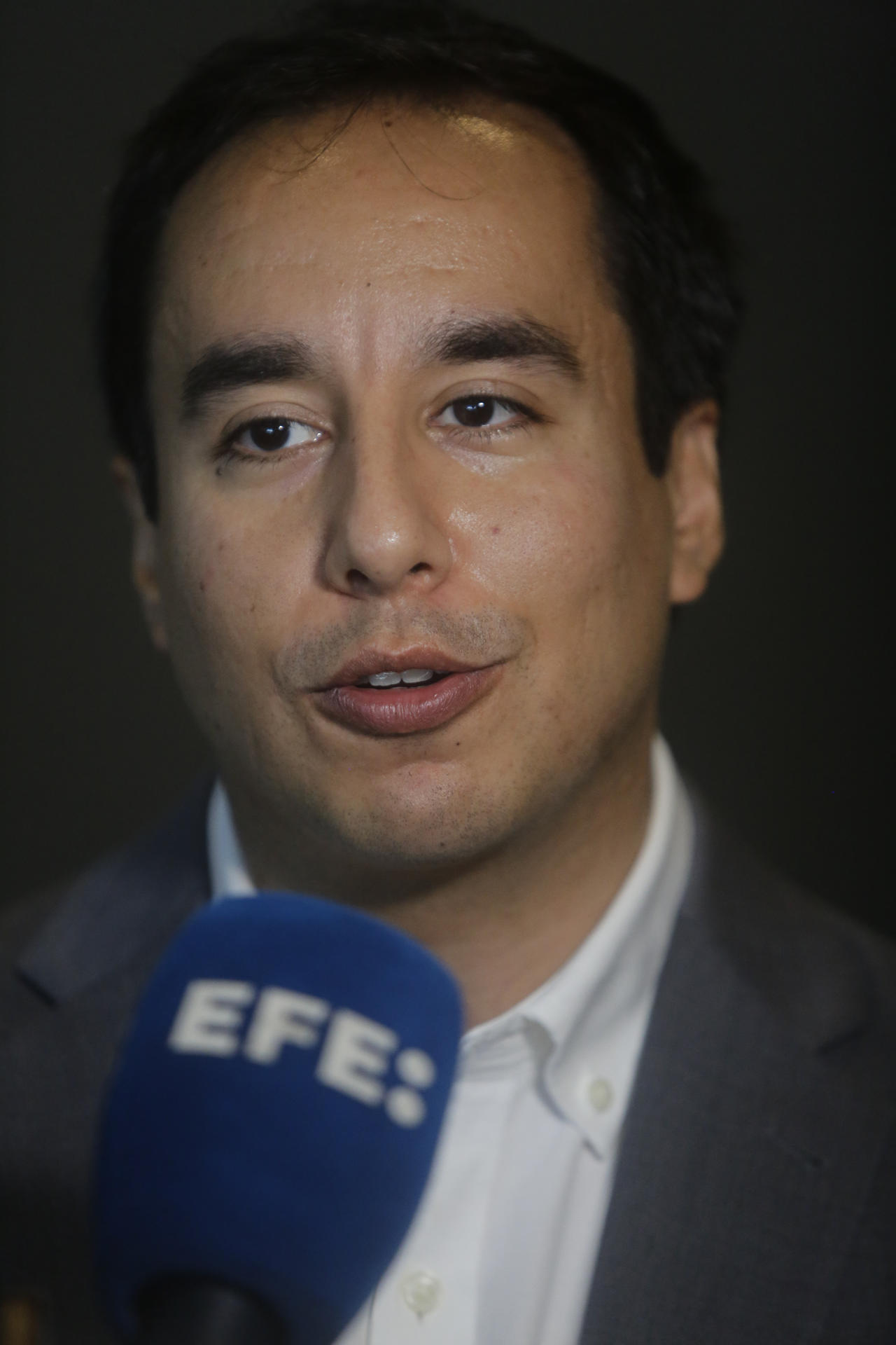 El especialista en tecnología climática del Centro y Red de Tecnología Climática de las Naciones Unidas, Ramiro Salinas, habla durante una entrevista con EFE este lunes 19 de mayo de 2025 en Ciudad de Panamá. EFE/Carlos Lemos