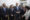 De izquierda a derecha: el presidente de República Dominicana, Luis Abinader; el presidente de la Asociación Mundial de Juristas, el abogado español Javier Cremades; el rey de España, Felipe VI; y la jueza asociada de la Corte Suprema de los Estados Unidos, Sonia Sotomayor, durante la inauguración del Monumento a la Paz y la Libertad, este martes en Santo Domingo. EFE/ Orlando Barría