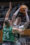 El ala-pivot croata de Baskonia, Luca Samanic (d), con el balón ante el alerón letón de Joventut, Andrejs Grazulis, durante el partido correspondiente a la fase regular de la Liga Endesa que disputaron Joventut y Baskonia en el Palau Municipal D´Esports de Badalona . EFE/ Enric Fontcuberta.
