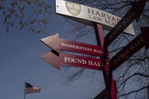 Fotografía de archivo de Harvard Law School en el campus de la Harvard University en Allston, Massachusetts, USA. EFE/CJ GUNTHER