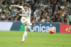El centrocampista del Madrid Luka Modric. . EFE/Blanca Millez