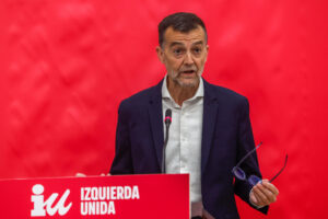El líder de IU, Antonio Maillo, en Madrid. EFE/Javier Lizón