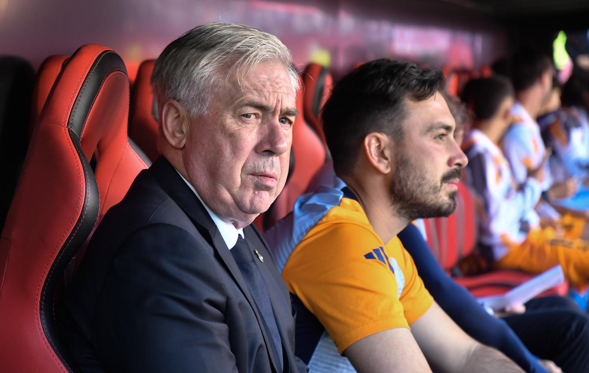 Carlo Ancelotti dirigirá el sábado su último partido como entrenador del Real Madrid. EFE/Raúl Caro