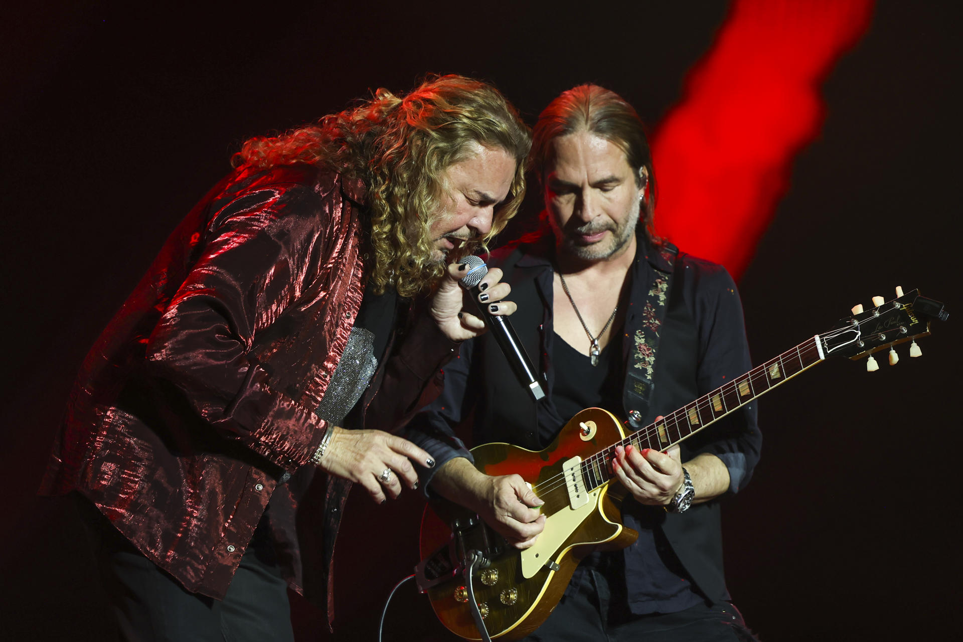 Imagen de archivo de la banda mexicana 'Maná' durante un concierto. EFE/Kiko Huesca