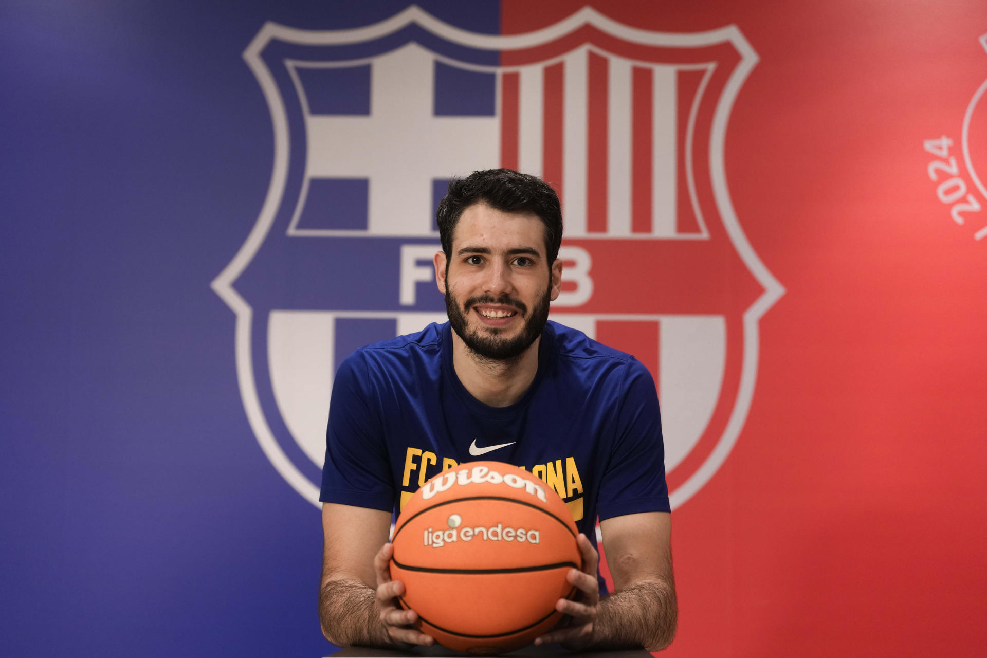 El capitán del Barça, Alex Abrines (Palma, 1993), en una entrevista con EFE. EFE/Enric Fontcuberta