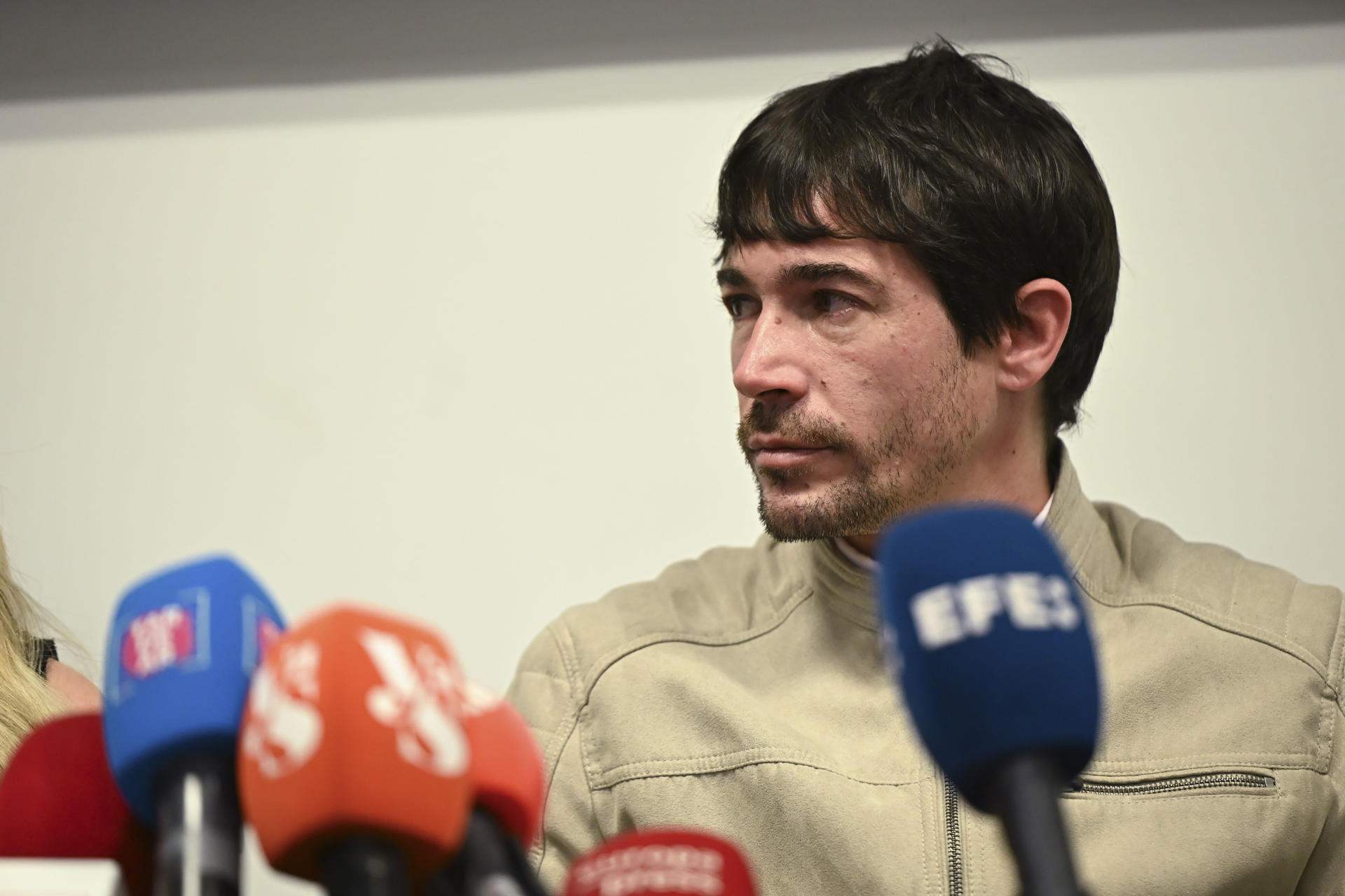 Imagen de archivo (18/3/2025) del actor Juan José Ballesta durante la rueda de prensa sobre la conclusión de la causa que tenía abierta por una presunta agresión sexual. EFE/ Fernando Villar