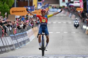 El español Carlos Verona (Lidl-Trek) en la decimoquinta etapa del Giro de Italia, de 219 kilómetros entre Fiume Veneto y Asiago. EFE/EPA/ANSA / LUCA ZENNARO