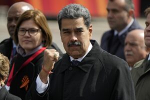 Fotografía del 9 de mayo de 2025 del presidente de Venezuela, Nicolás Maduro. EFE/PAVEL BEDNYAKOV / POOL