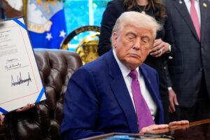 El presidente de Estados Unidos, Donald Trump. EFE/Yuri Gripas