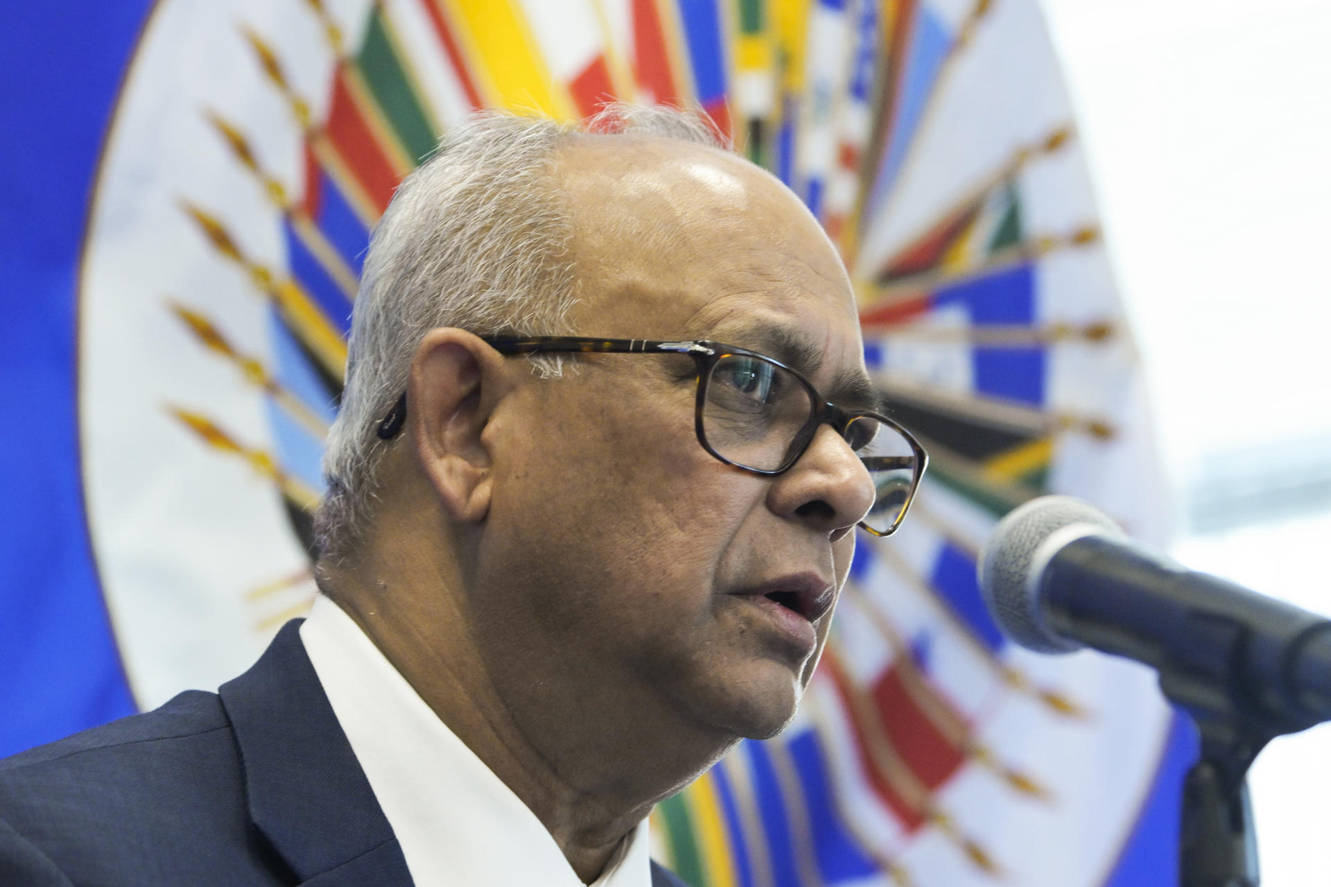 El nuevo secretario general de la OEA, el surinamés Albert Ramdin, en una foto de archivo. EFE/ Lenin Nolly