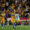 Joaquim Pereira (c) de Tigres celebra un gol frente a Necaxa este domingo, durante el partido de vuelta por los cuartos de final del torneo Clausura 2025 de la Liga MX entre Tigres y Necaxa, en el estadio Universitario de la ciudad de Monterrey (México). EFE/ Miguel Sierra