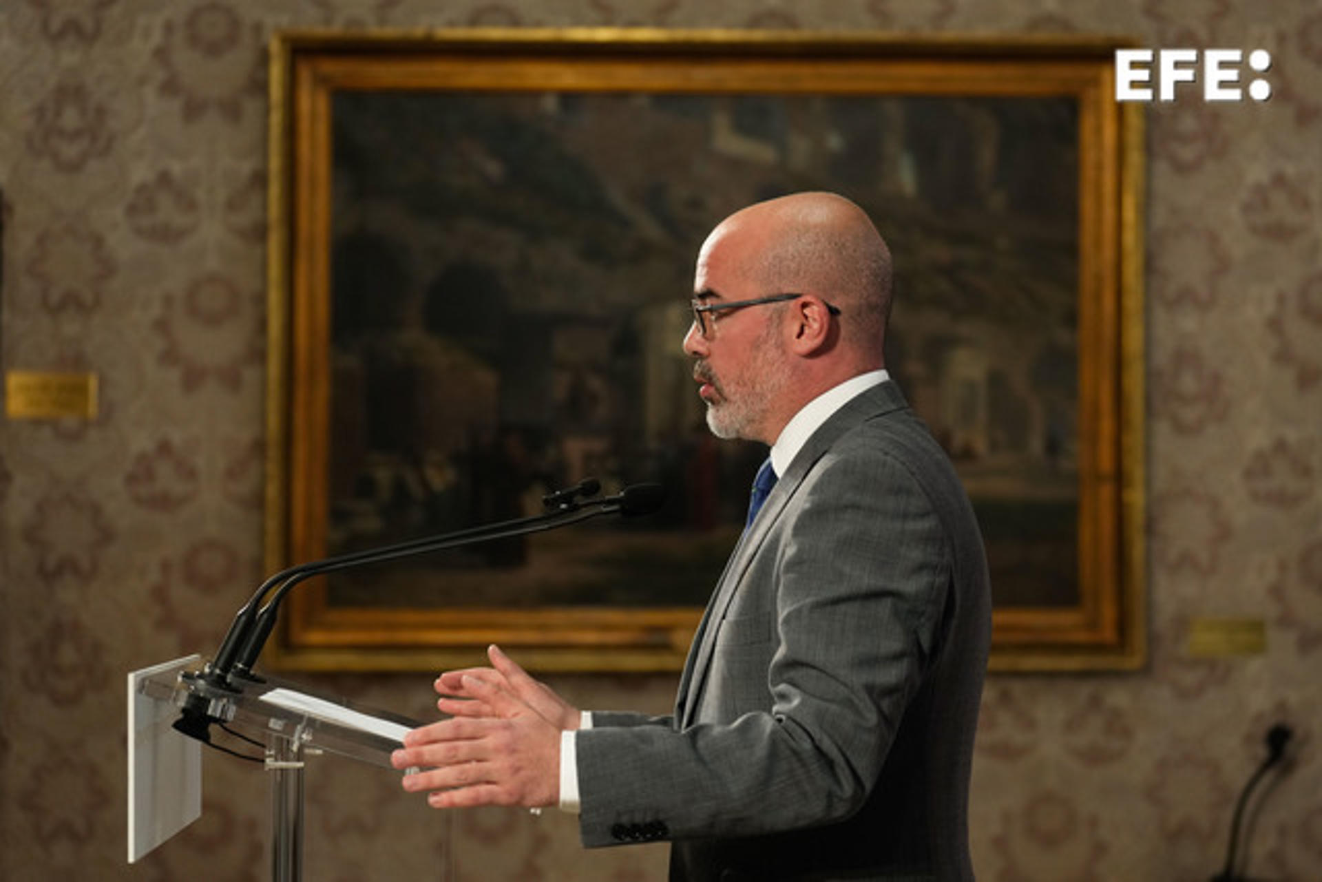 Imagen reciente del delegado del Gobierno de Madrid, Francisco Martín Aguirre. EFE/ Borja Sanchez-Trillo