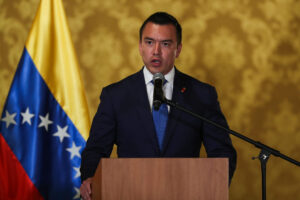 Fotografía de archivo del presidente de Ecuador, Daniel Noboa. EFE/ José Jácome
