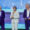 El presidente de LaLiga, Javier Tebas (i), el CEO de Moeve, Maarten Wetselaar (d), y la presidenta de Liga F, Beatriz Álvarez (c), participan en la presentación oficial de la alianza entre Moeve , LALIGA y Liga F este martes, en el pabellón satélite de la Casa de Campo, en Madrid. EFE/ Zipi Aragón