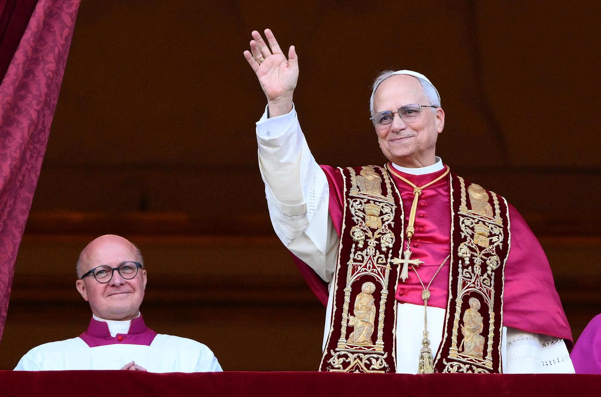 Robert Prevost, elegido como el papa León XIV. EFE/EPA/ETTORE FERRARI