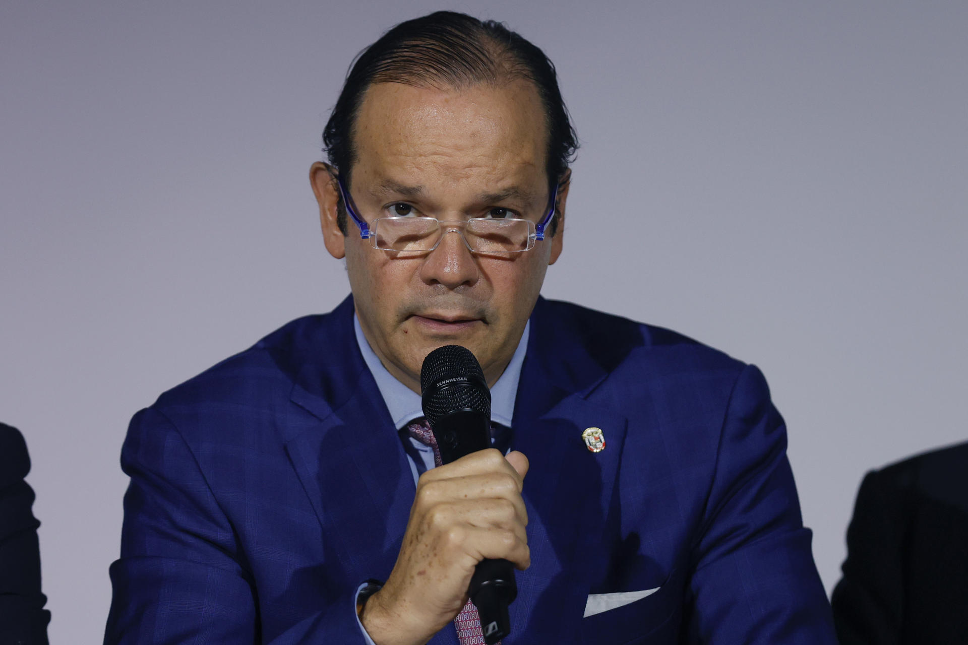 El canciller de Panamá, Javier Martínez-Acha, en una foto de archivo. EFE/Bienvenido Velasco
