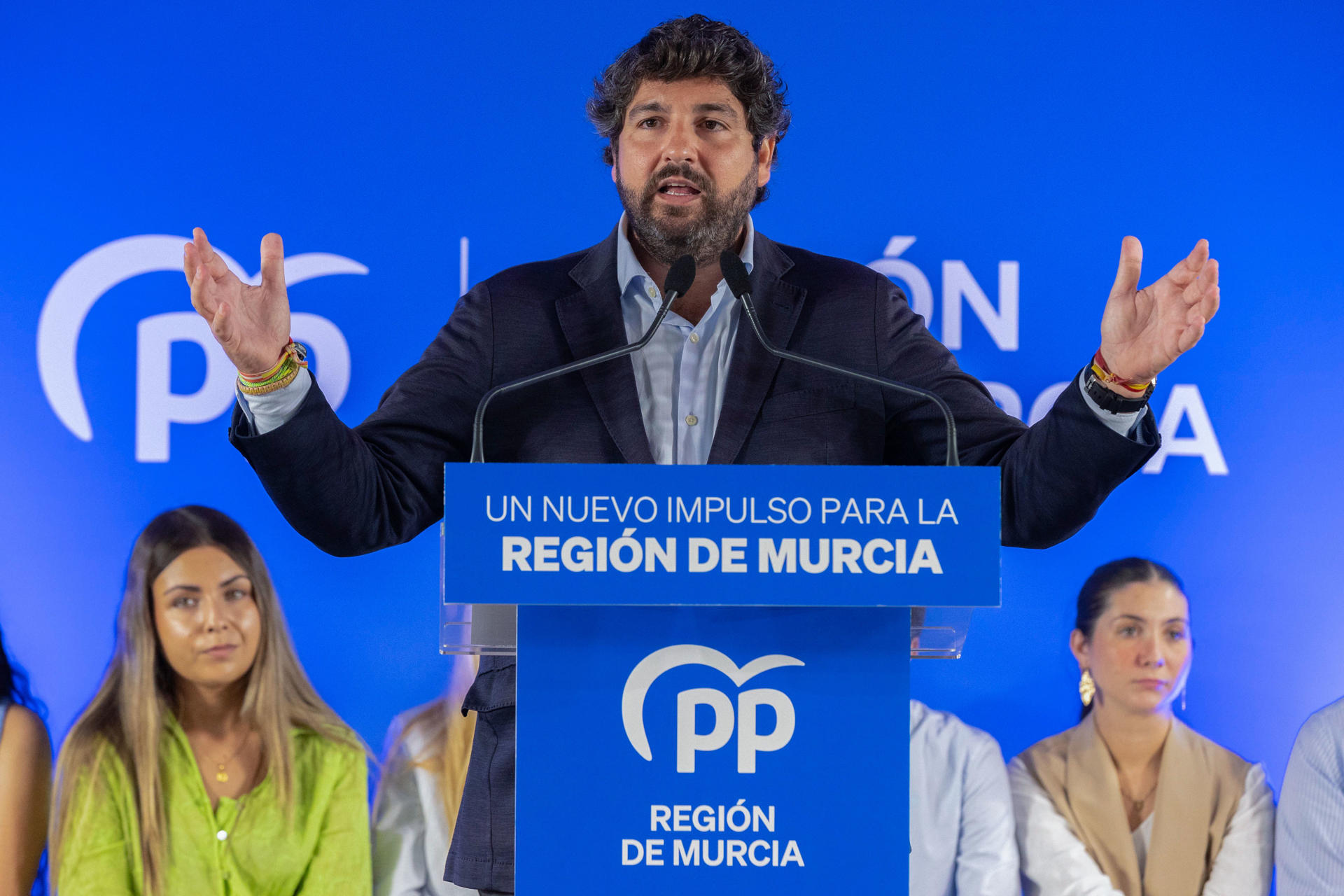 Imagen de archivo del presidente del PP de la Región de Murcia y de la comunidad, Fernando López Miras. EFE/ Marcial Guillén