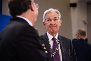 Imagen de archivo del presidente de la Reserva Federal, Jerome Powell. EFE/EPA/MAANSI SRIVASTAVA